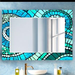 Gorgeous Mosaic Boho Mirror